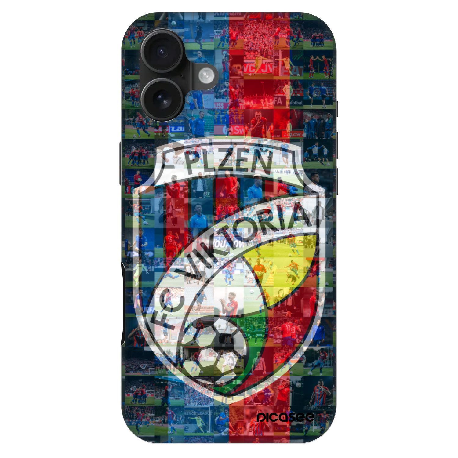 Picasee Fashion Case MagSafe Apple iPhone 16 Plus - FC Viktoria Plzeň A