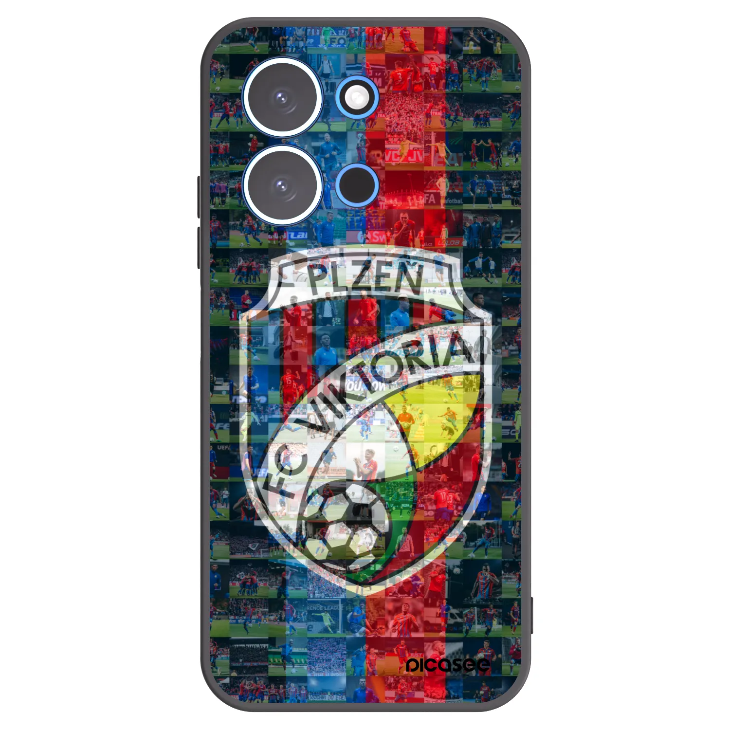 Picasee silikonový černý obal pro Xiaomi Redmi 15C 4G - FC Viktoria Plzeň A