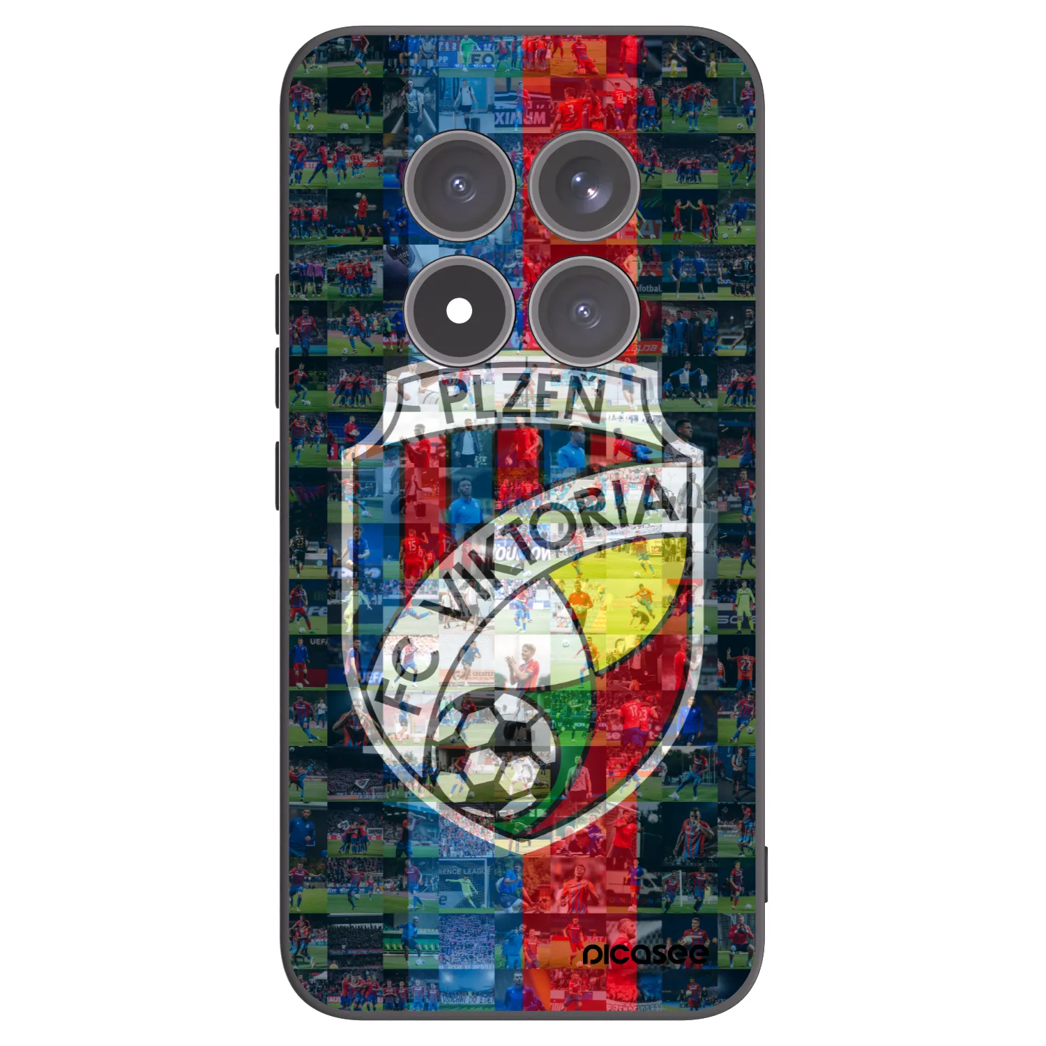 Picasee silikonový černý obal pro Xiaomi Redmi Note 15 Pro+ - FC Viktoria Plzeň A