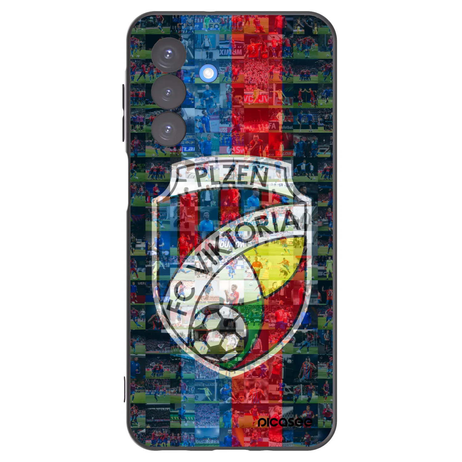 Picasee silikonový černý obal pro Samsung Galaxy A17 5G - FC Viktoria Plzeň A
