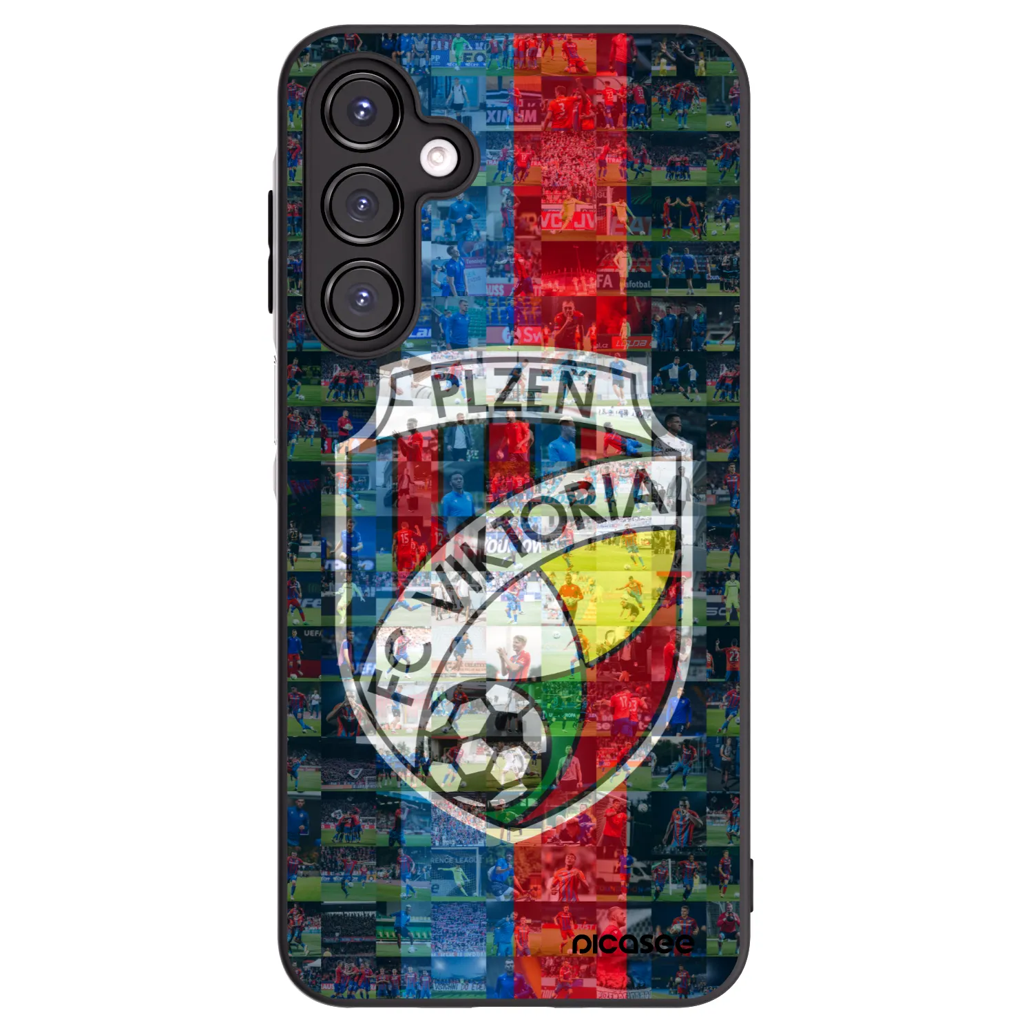 Picasee silikonový černý obal pro Samsung Galaxy A16 4G - FC Viktoria Plzeň A
