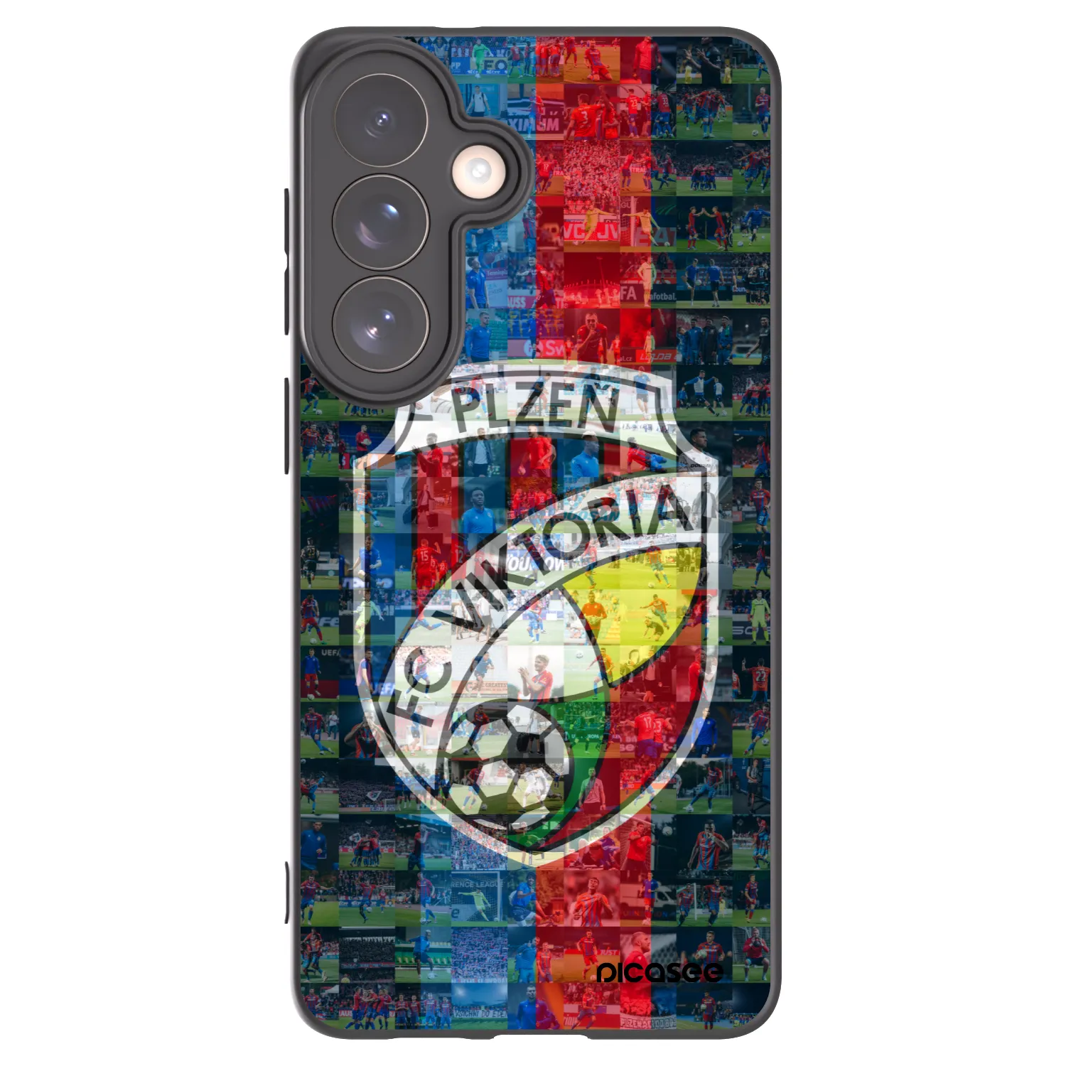 Picasee silikonový černý obal pro Samsung Galaxy S26+ - FC Viktoria Plzeň A