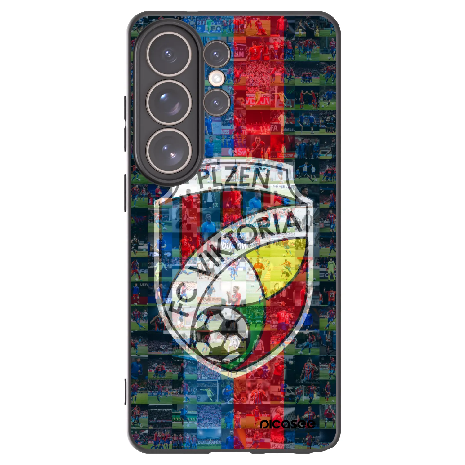 Picasee silikonový černý obal pro Samsung Galaxy S26 Ultra - FC Viktoria Plzeň A