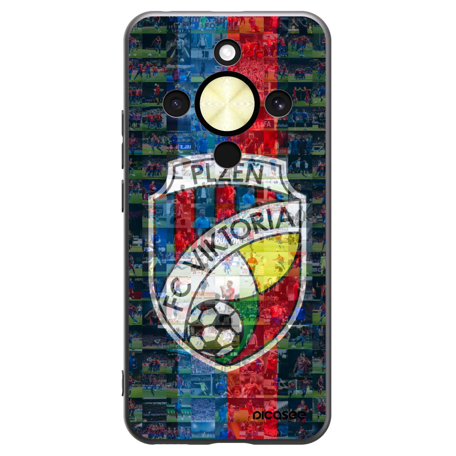 Picasee silikonový černý obal pro Honor Magic8 Lite 5G - FC Viktoria Plzeň A