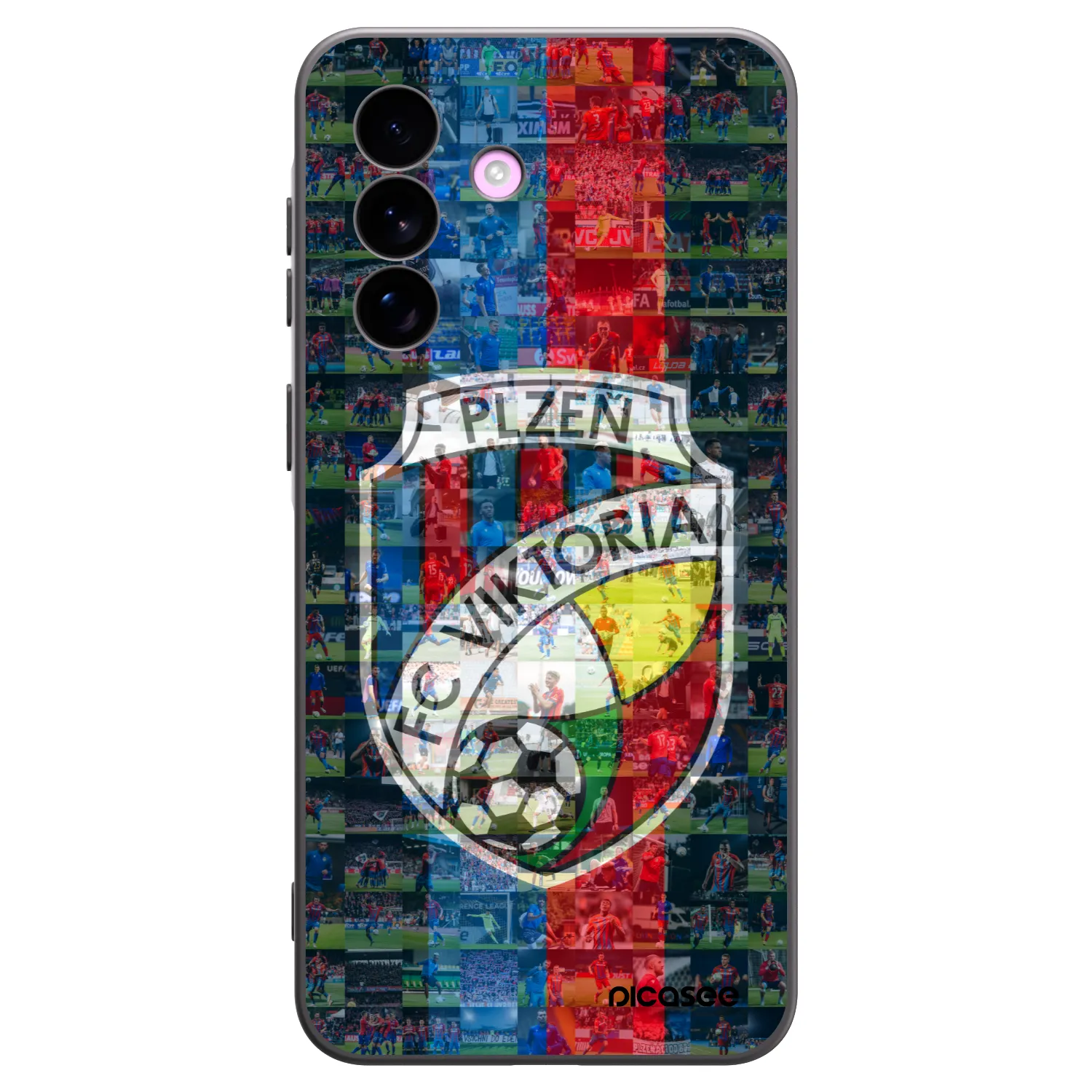 Picasee silikonový černý obal pro Samsung Galaxy A57 5G - FC Viktoria Plzeň A