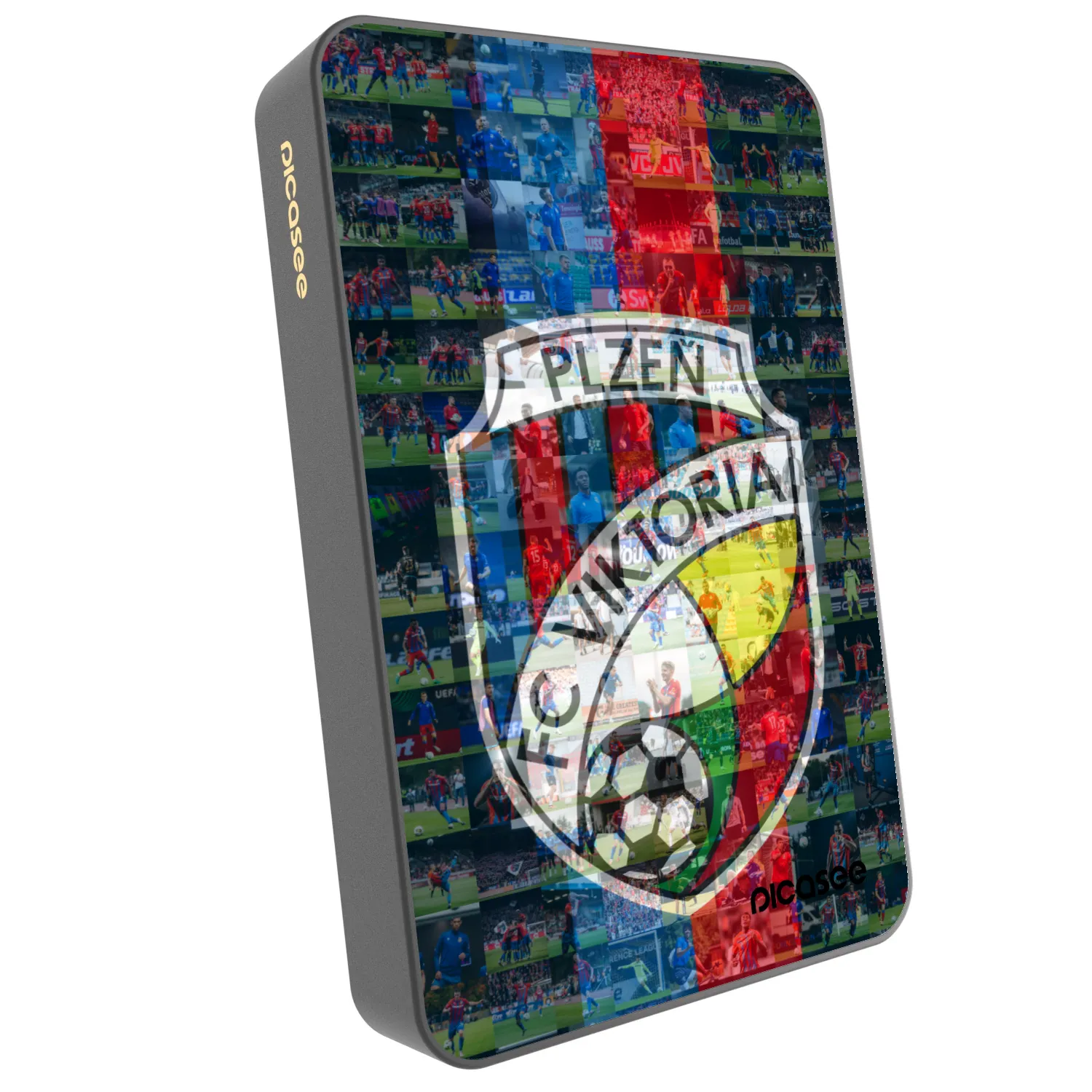 Picasee Powerbanka s MagSafe 10 000 mAh Šedá - FC Viktoria Plzeň A