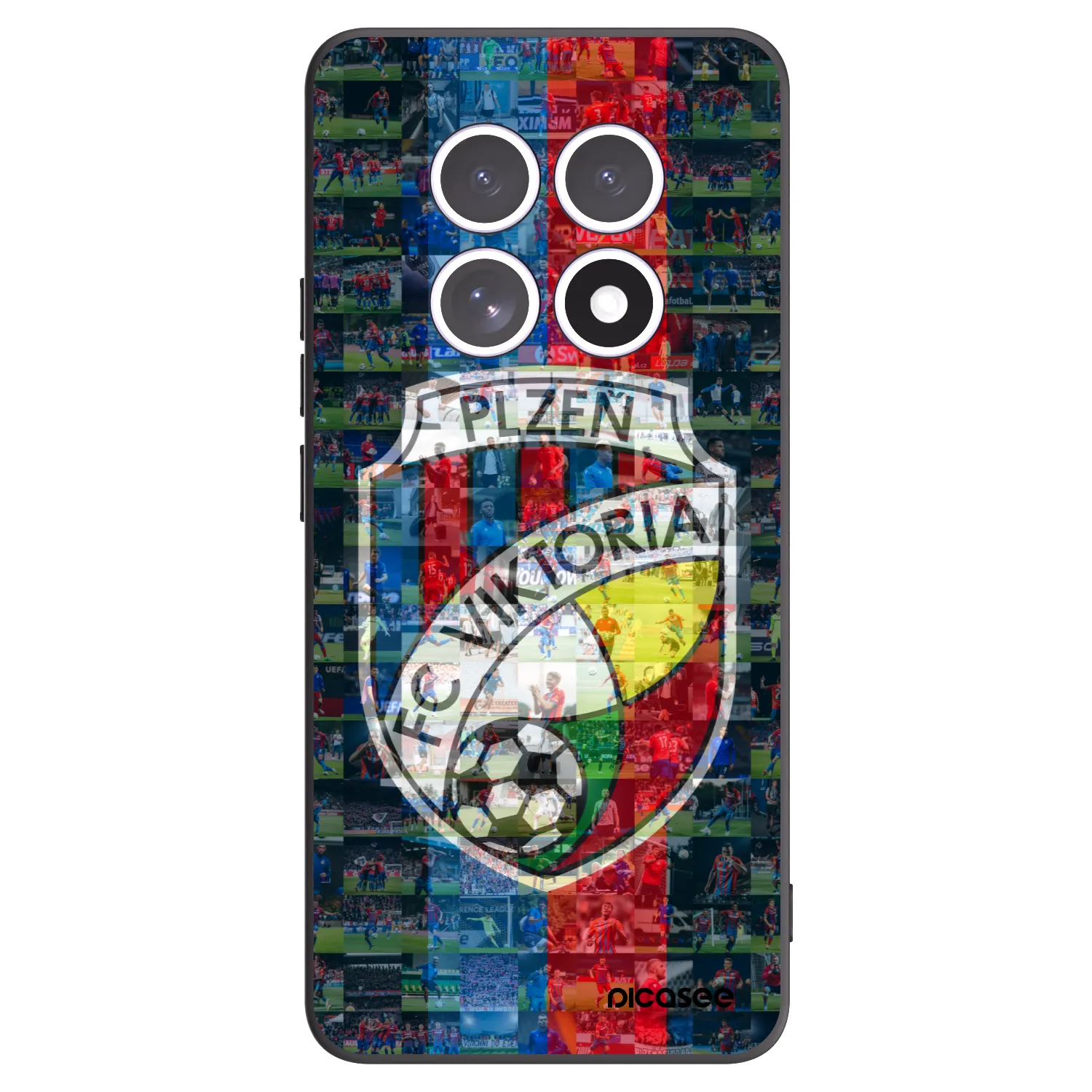 Picasee silikonový černý obal pro Xiaomi Redmi Note 15 5G - FC Viktoria Plzeň A