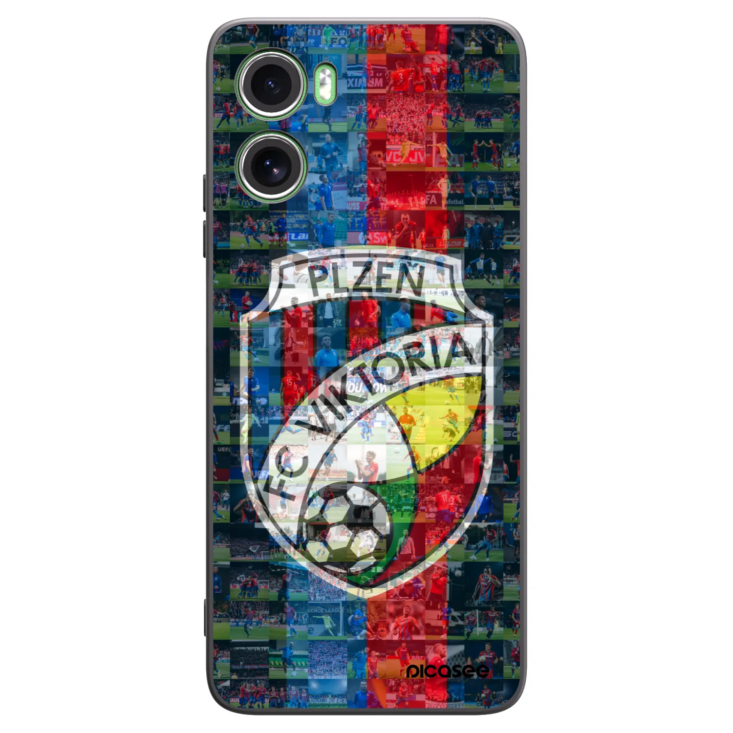 Picasee silikonový černý obal pro Motorola Moto G06 - FC Viktoria Plzeň A