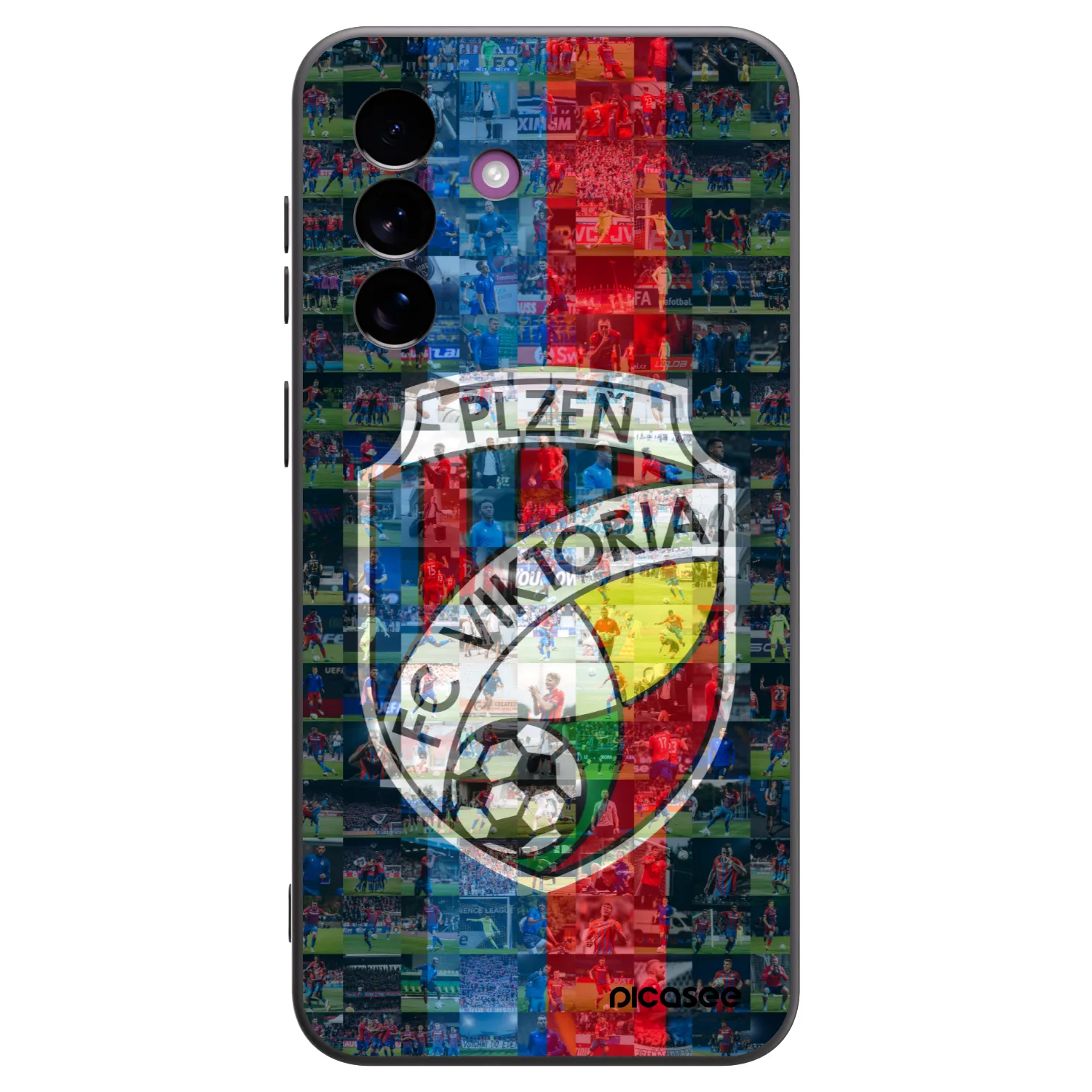 Picasee silikonový černý obal pro Samsung Galaxy A37 - FC Viktoria Plzeň A