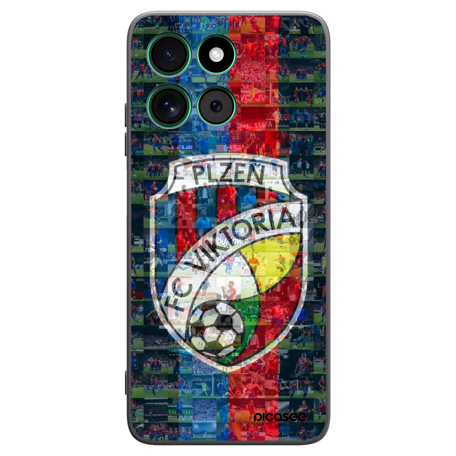 Picasee silikonový černý obal pro Motorola Moto G57 Power - FC Viktoria Plzeň A