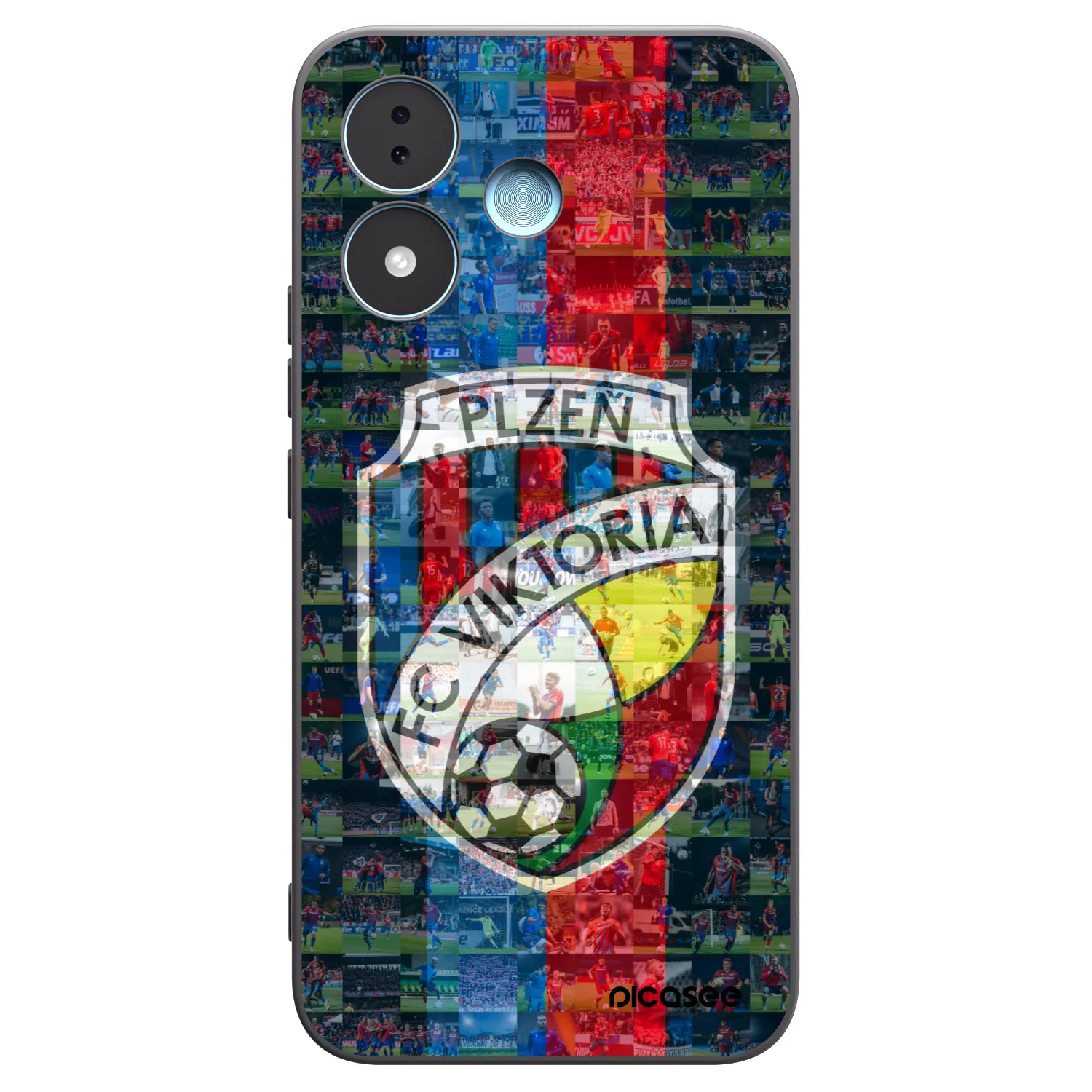 Picasee silikonový černý obal pro Xiaomi Redmi Note 17 5G - FC Viktoria Plzeň A