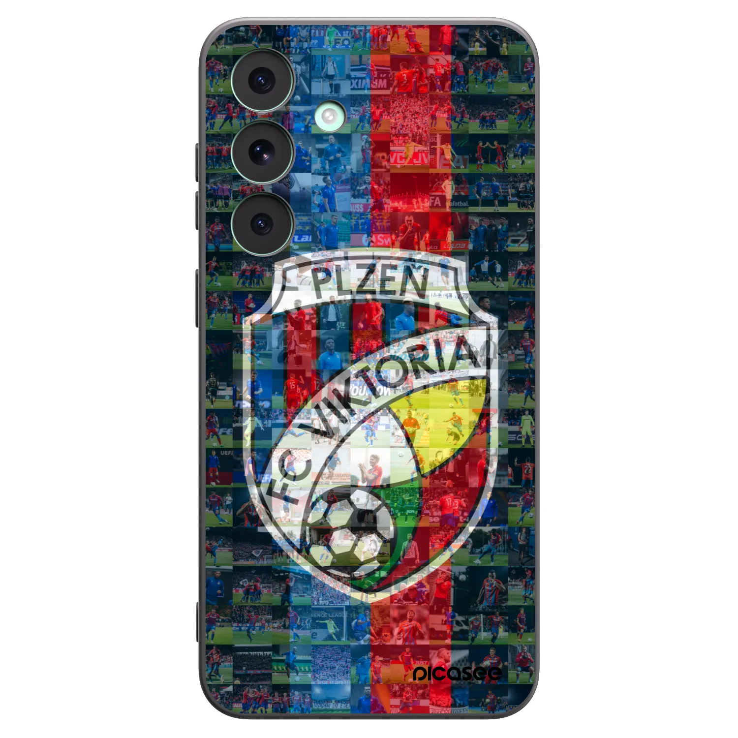 Picasee silikonový černý obal pro Samsung Galaxy S26 FE - FC Viktoria Plzeň A