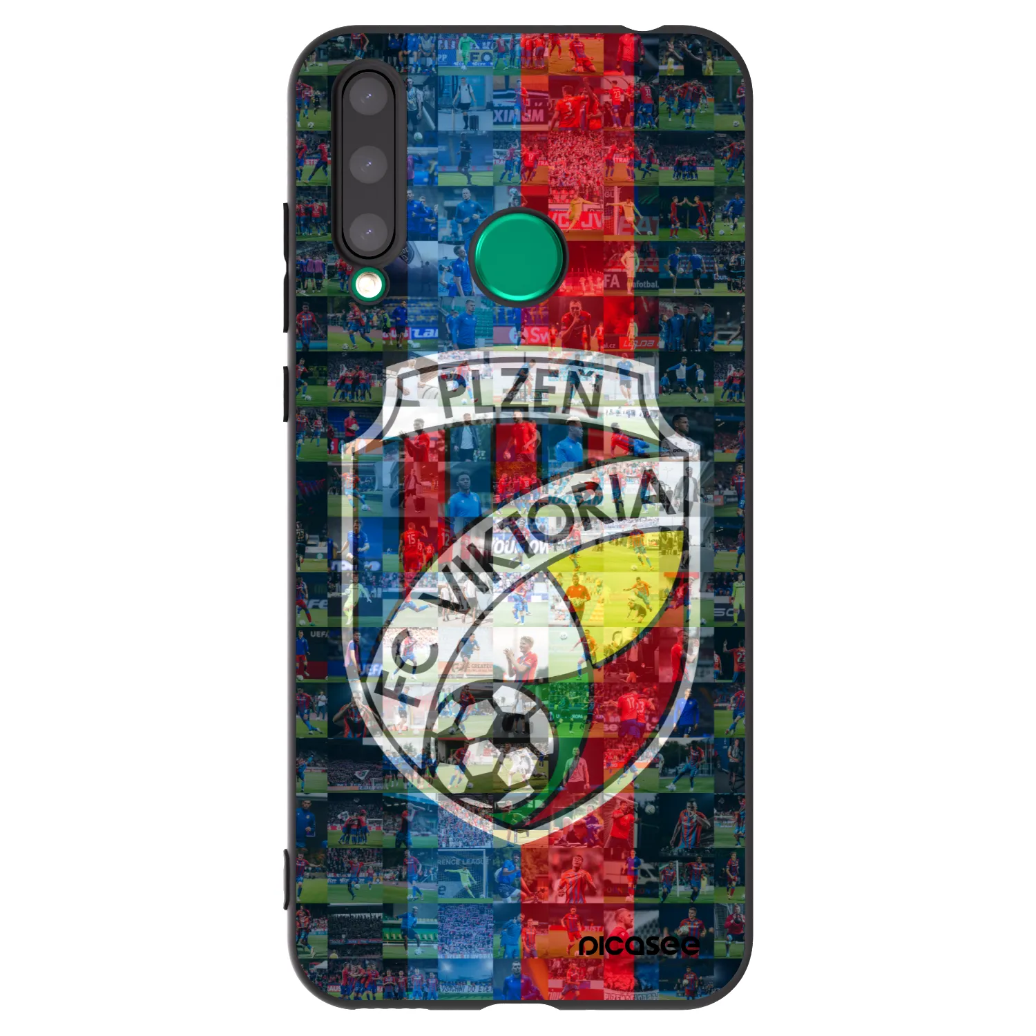 Picasee silikonový černý obal pro Honor 20 Lite - FC Viktoria Plzeň A