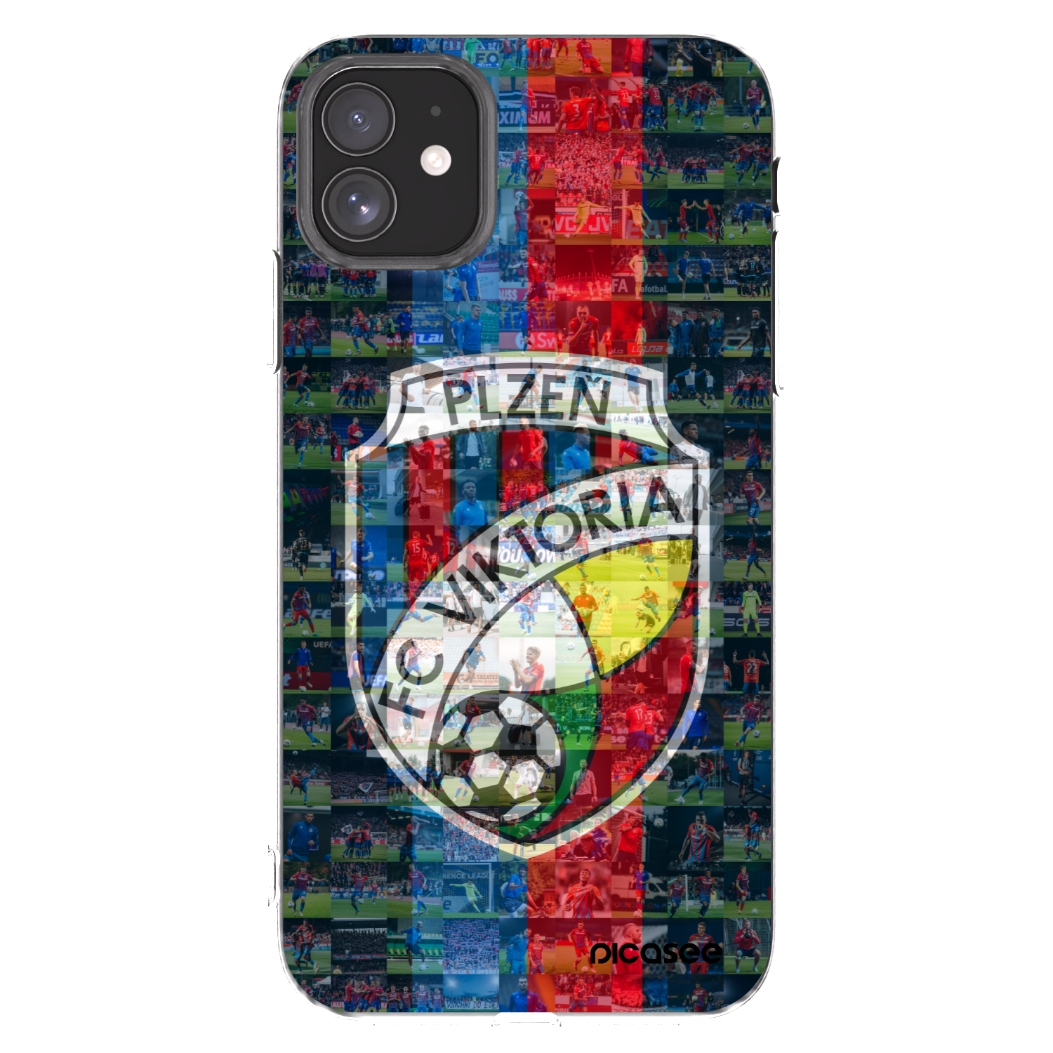 Picasee silikonový průhledný obal pro Apple iPhone 11 - FC Viktoria Plzeň A