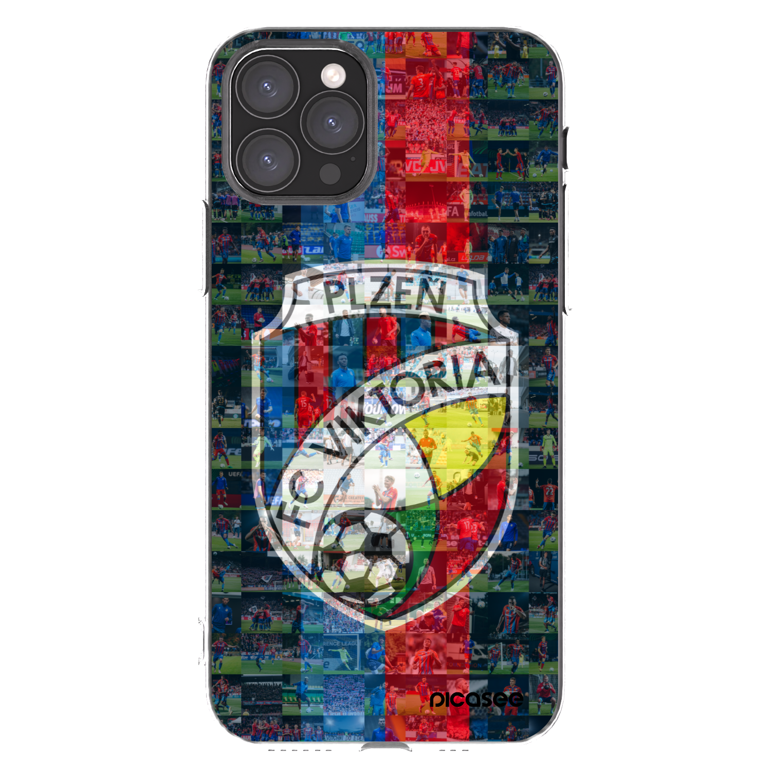 Picasee silikonový průhledný obal pro Apple iPhone 11 Pro - FC Viktoria Plzeň A