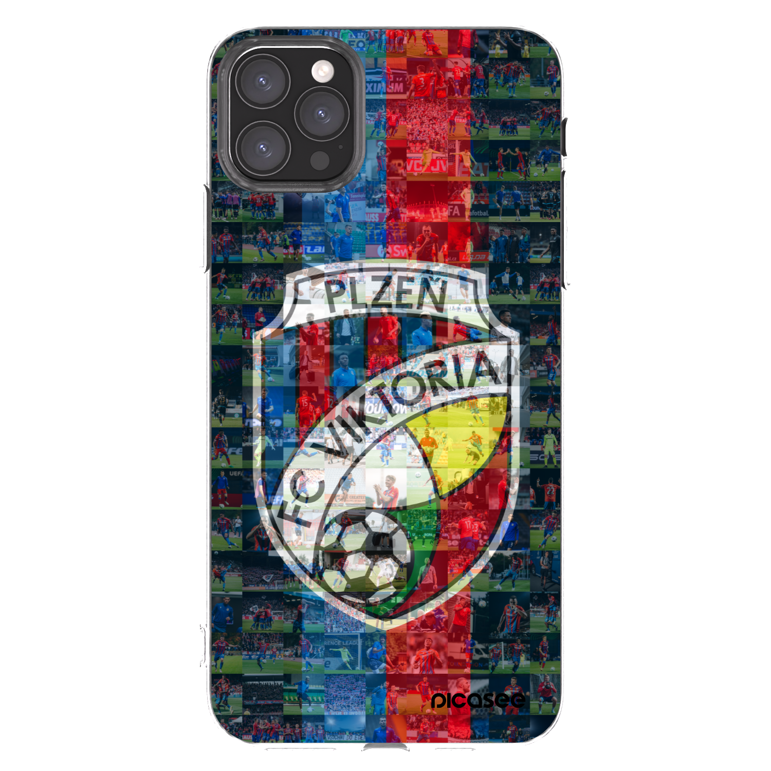 Picasee silikonový průhledný obal pro Apple iPhone 11 Pro Max - FC Viktoria Plzeň A