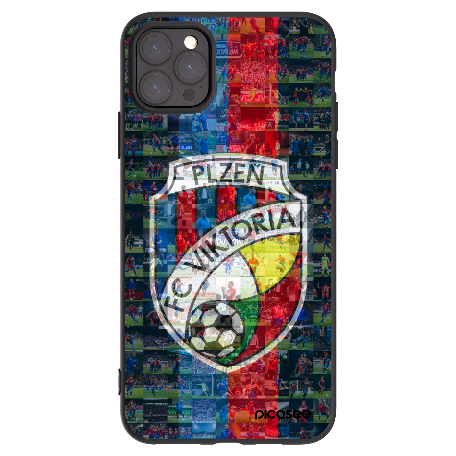 Picasee silikonový černý obal pro Apple iPhone 11 Pro Max - FC Viktoria Plzeň A