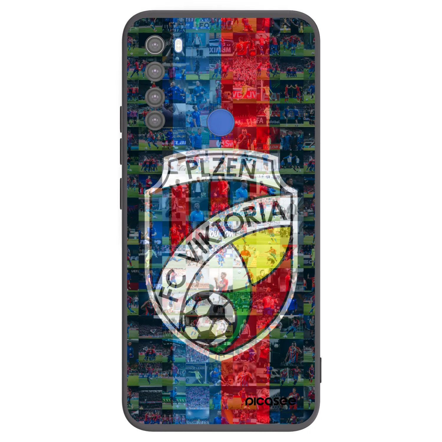 Picasee silikonový černý obal pro Xiaomi Redmi Note 8T - FC Viktoria Plzeň A