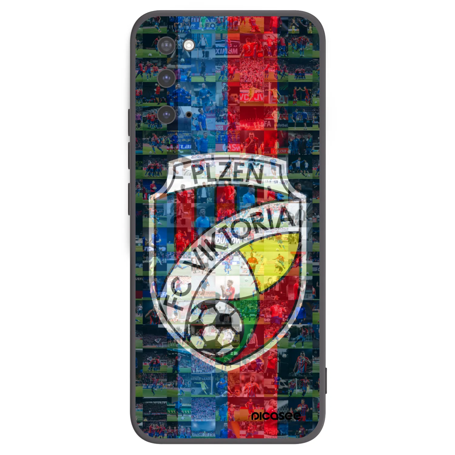 Picasee silikonový černý obal pro Samsung Galaxy S20 G980F - FC Viktoria Plzeň A