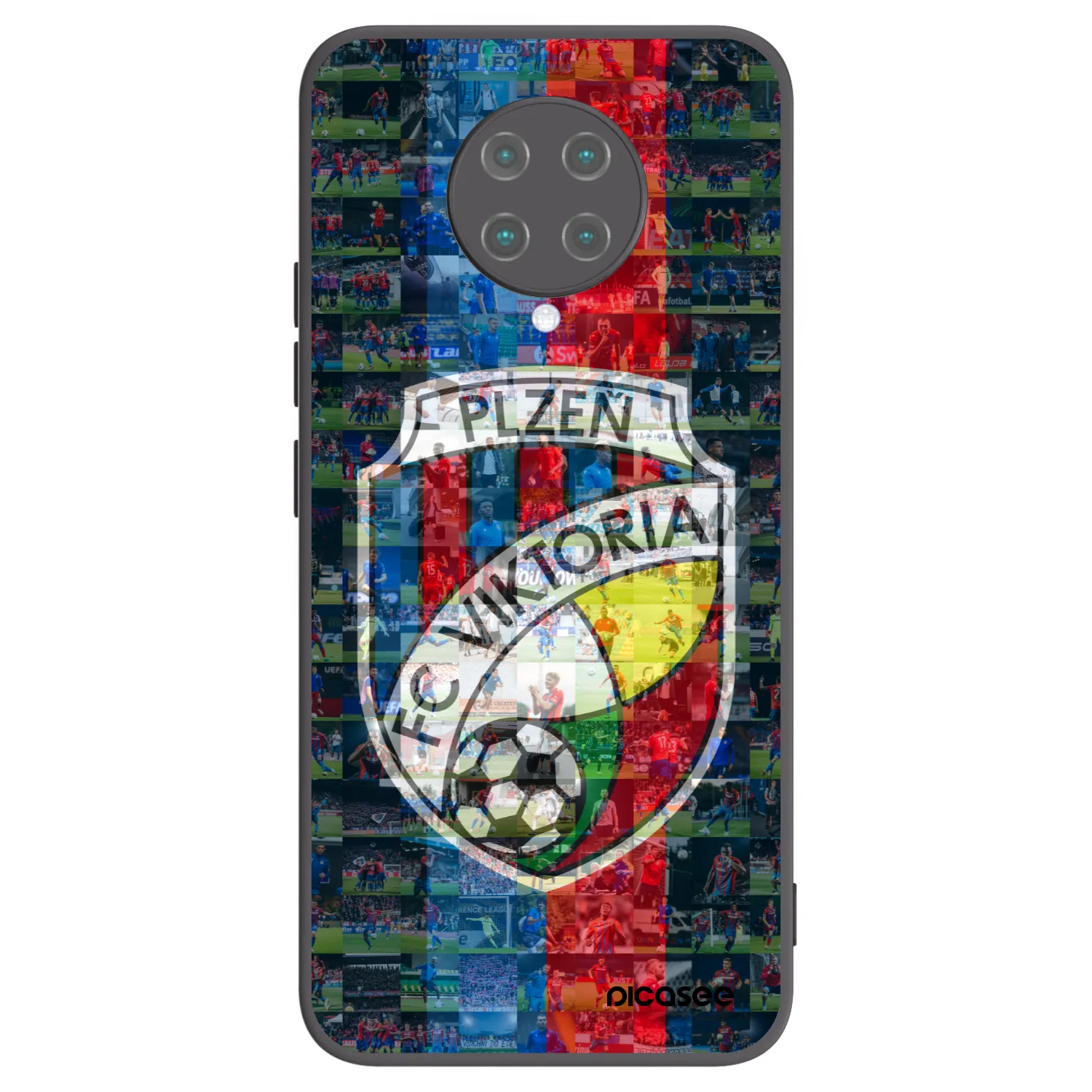 Picasee silikonový černý obal pro Xiaomi Poco F2 Pro - FC Viktoria Plzeň A