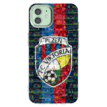 Picasee silikonový průhledný obal pro Apple iPhone 12 - FC Viktoria Plzeň A