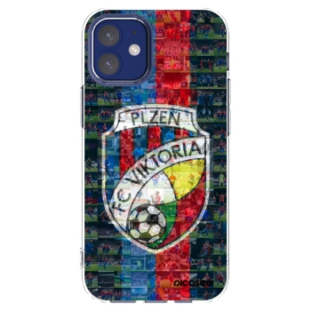 Picasee silikonový průhledný obal pro Apple iPhone 12 mini - FC Viktoria Plzeň A