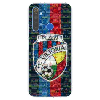 Picasee silikonový průhledný obal pro Realme 5 - FC Viktoria Plzeň A