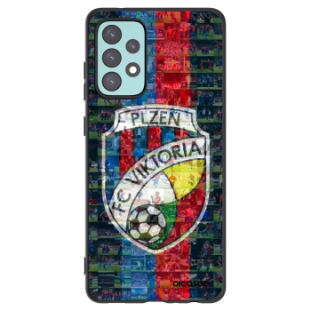 Picasee silikonový černý obal pro Samsung Galaxy A72 A725F - FC Viktoria Plzeň A