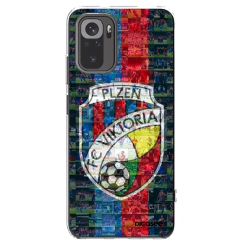 Picasee silikonový průhledný obal pro Xiaomi Redmi Note 10S - FC Viktoria Plzeň A