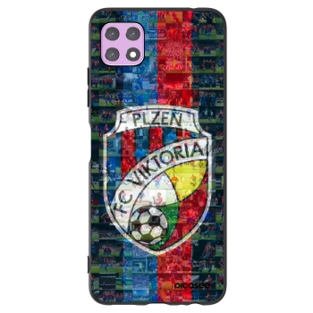 Picasee silikonový černý obal pro Samsung Galaxy A22 A226B 5G - FC Viktoria Plzeň A