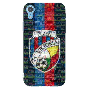 Picasee silikonový průhledný obal pro Apple iPhone XR - FC Viktoria Plzeň A