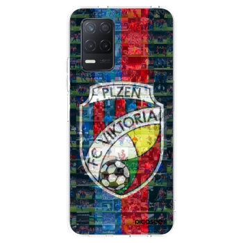 Picasee silikonový průhledný obal pro Realme 8 5G - FC Viktoria Plzeň A
