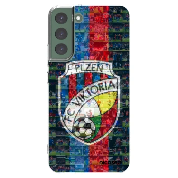 Picasee silikonový průhledný obal pro Samsung Galaxy S22+ 5G - FC Viktoria Plzeň A