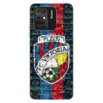 Picasee silikonový průhledný obal pro Xiaomi Redmi 10C - FC Viktoria Plzeň A