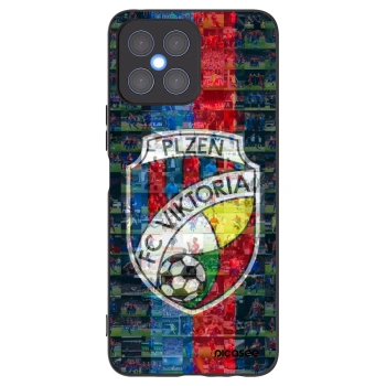 Picasee silikonový černý obal pro Honor X8 4G - FC Viktoria Plzeň A
