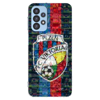 Picasee silikonový průhledný obal pro Samsung Galaxy A23 A235F 4G - FC Viktoria Plzeň A