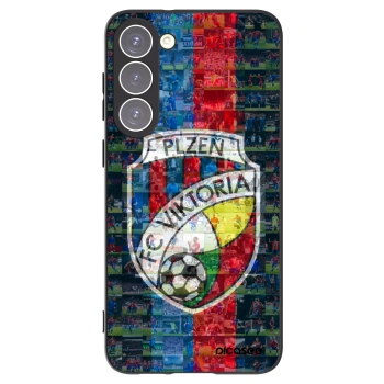 Picasee silikonový černý obal pro Samsung Galaxy S23+ 5G - FC Viktoria Plzeň A