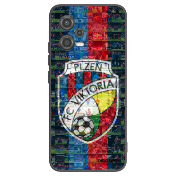 Picasee silikonový černý obal pro Xiaomi Poco X5 - FC Viktoria Plzeň A