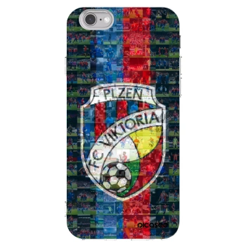Picasee silikonový průhledný obal pro Apple iPhone 6/6S - FC Viktoria Plzeň A