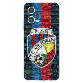 Picasee silikonový průhledný obal pro Xiaomi Redmi Note 12 5G - FC Viktoria Plzeň A