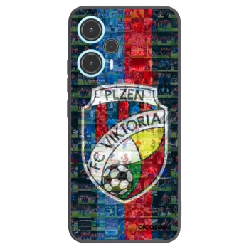 Picasee silikonový černý obal pro Xiaomi Poco F5 - FC Viktoria Plzeň A
