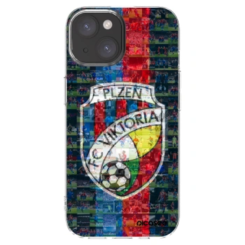 Picasee silikonový průhledný obal pro Apple iPhone 15 - FC Viktoria Plzeň A