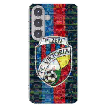 Picasee silikonový průhledný obal pro Samsung Galaxy S24 S921B 5G - FC Viktoria Plzeň A