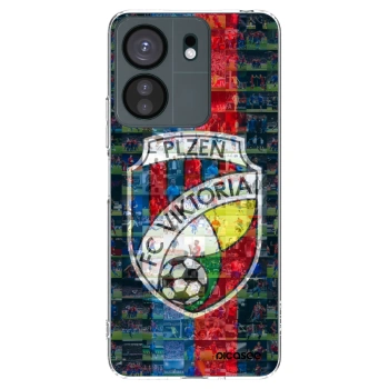 Picasee silikonový průhledný obal pro Xiaomi Redmi 13C 4G - FC Viktoria Plzeň A