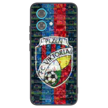 Picasee silikonový černý obal pro Motorola Edge 40 Neo - FC Viktoria Plzeň A