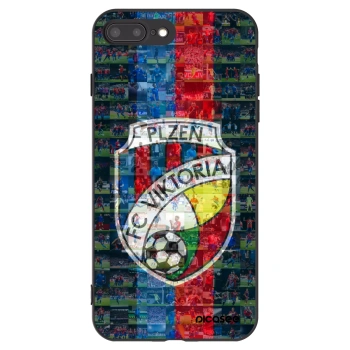 Picasee silikonový černý obal pro Apple iPhone 8 Plus - FC Viktoria Plzeň A