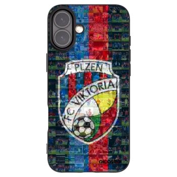 Picasee silikonový černý obal pro Apple iPhone 16 Plus - FC Viktoria Plzeň A