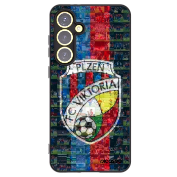 Picasee silikonový černý obal pro Samsung Galaxy S24 FE S721B - FC Viktoria Plzeň A