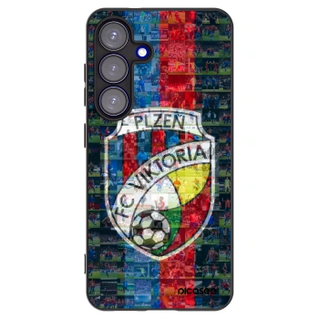 Picasee silikonový černý obal pro Samsung Galaxy S25 5G - FC Viktoria Plzeň A