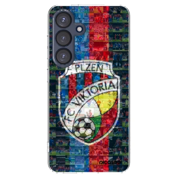Picasee silikonový průhledný obal pro Samsung Galaxy S25 5G - FC Viktoria Plzeň A